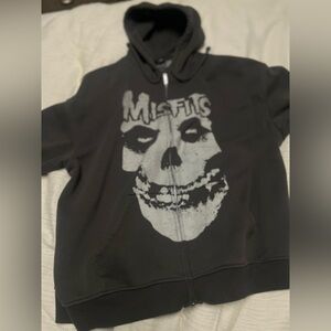Misfits Full Zip Hoodie Sweatshirt